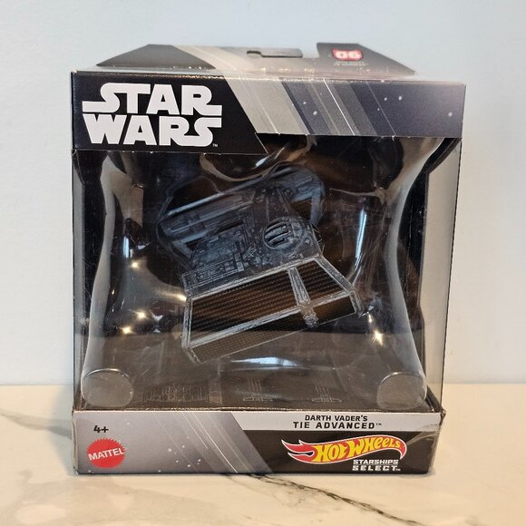 Hot Wheels Star Wars Starships Select Darth Vader's Tie Advanced 1:50 Scale Vehi - Picture 1 of 6